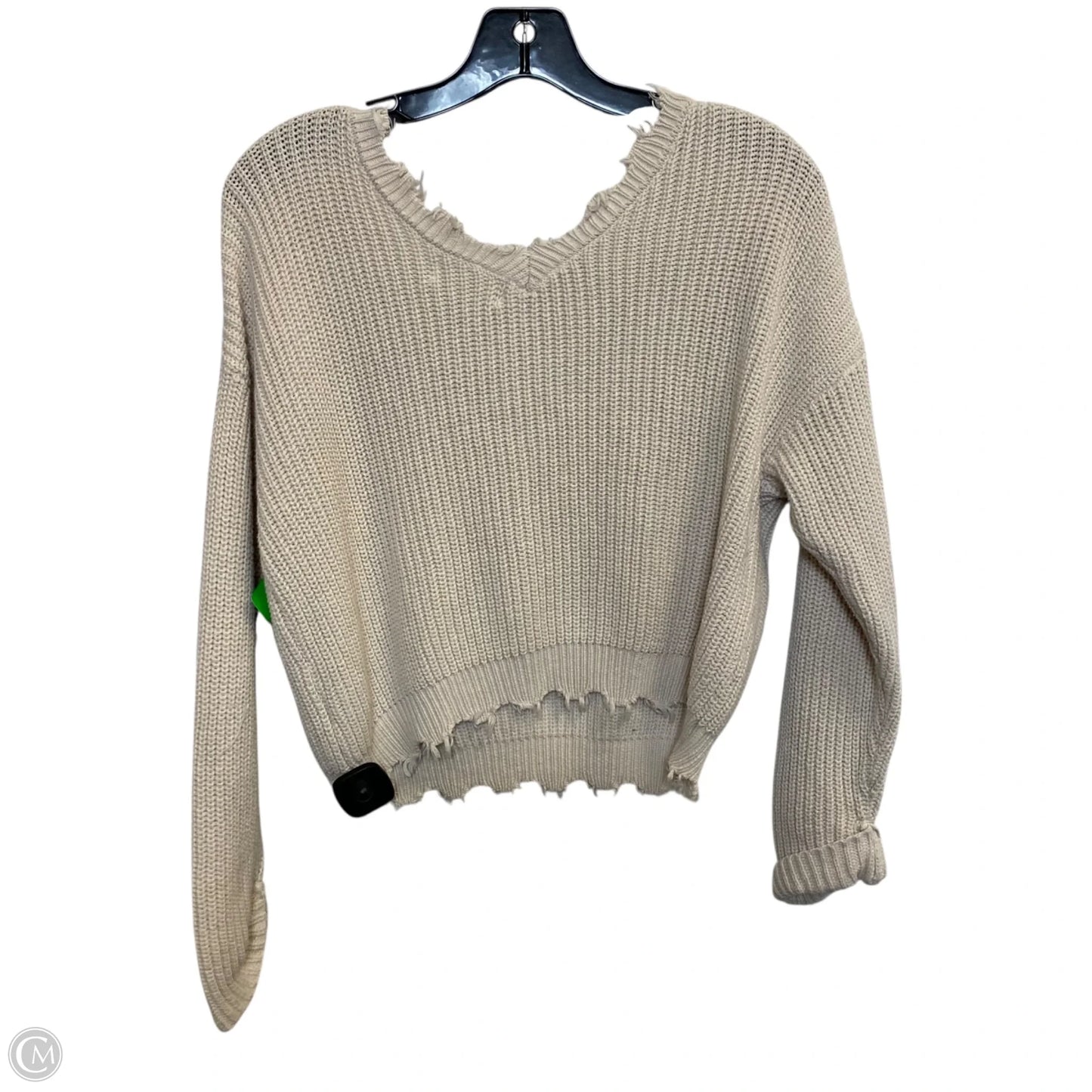 Sweater By Jessica Simpson In Cream, Size: M
