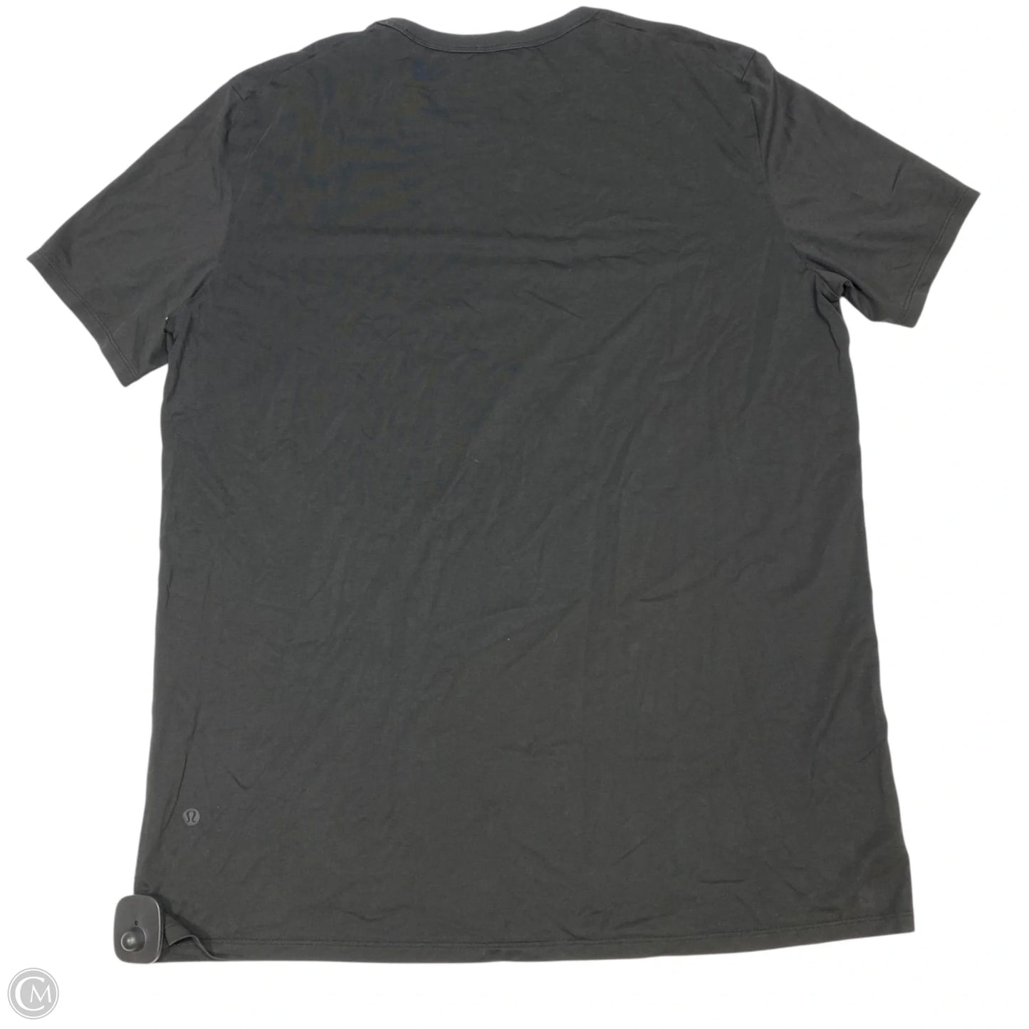 Athletic Top Short Sleeve By Lululemon In Black, Size: XL