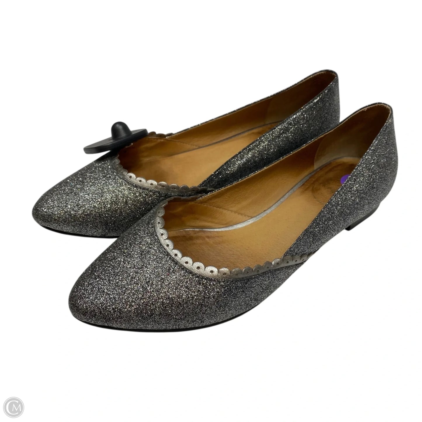 Shoes Designer By Jack Rogers In Silver, Size: 8
