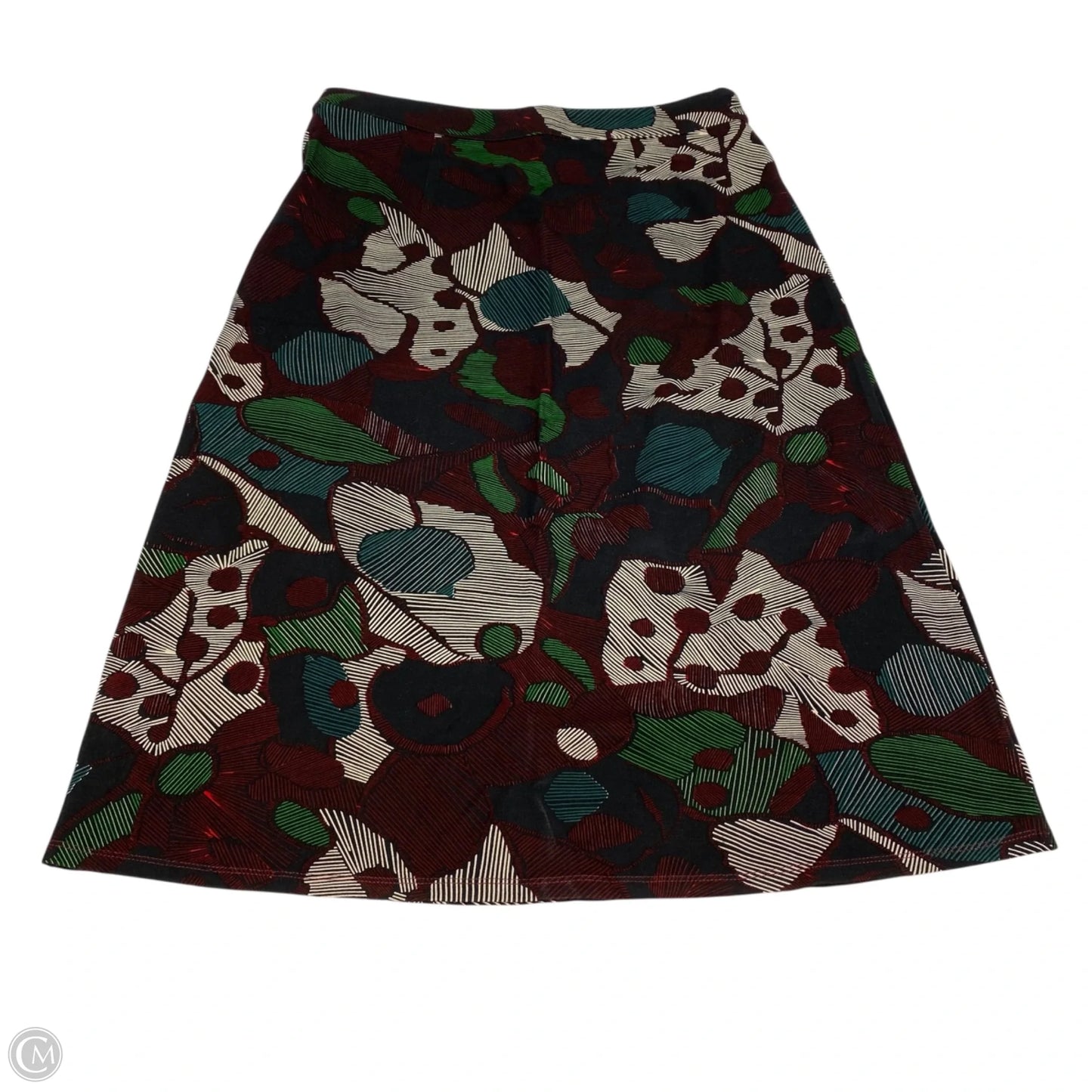 Skirt Midi By Isla Maude In Black & Green, Size: M