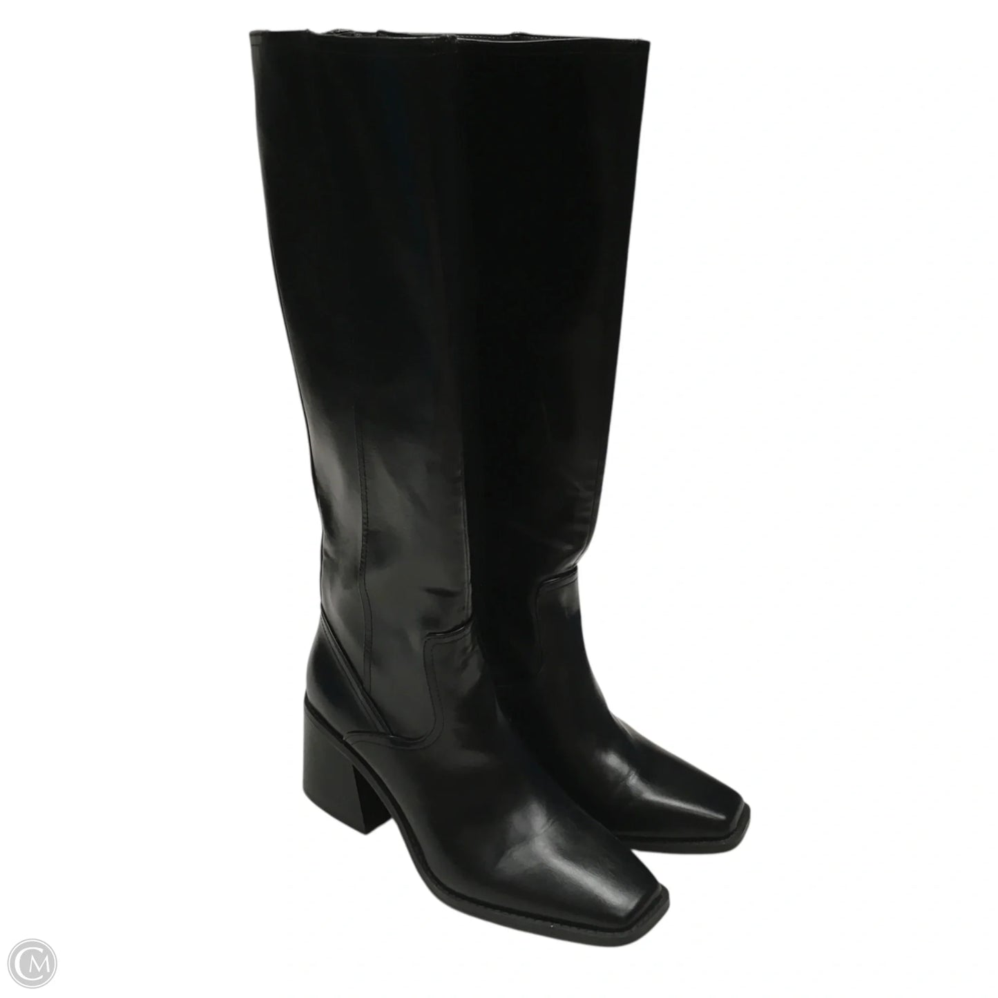 Boots Knee Heels By Vince Camuto In Black, Size: 9.5