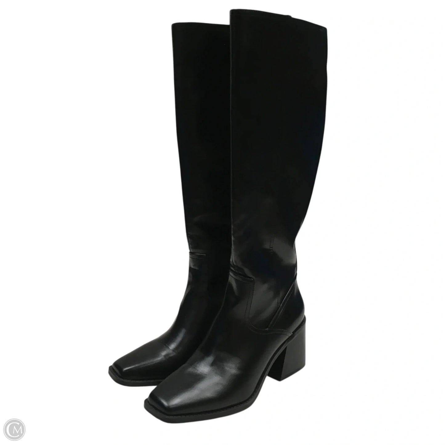 Boots Knee Heels By Vince Camuto In Black, Size: 9.5