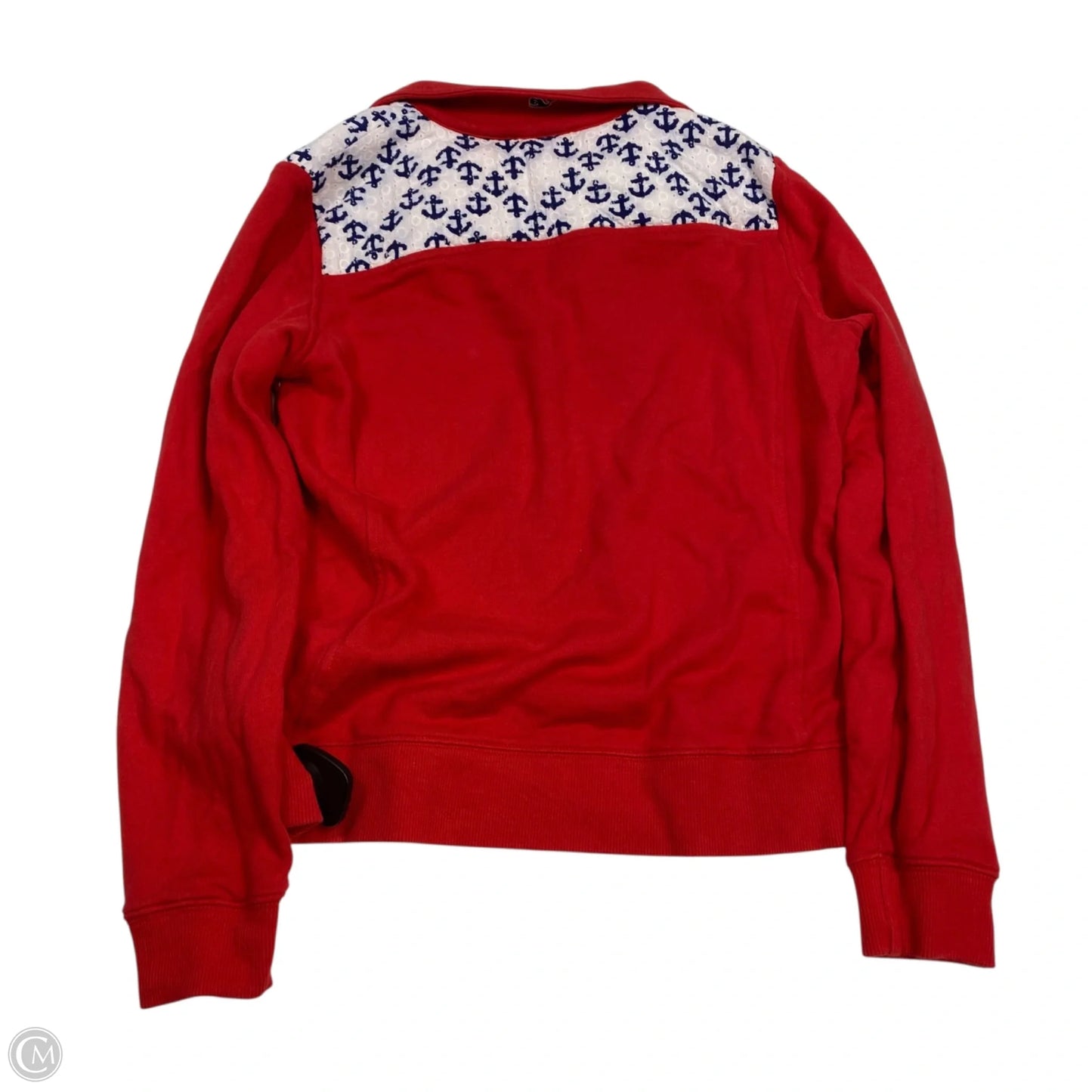 Sweatshirt Designer By Vineyard Vines In Red, Size: M