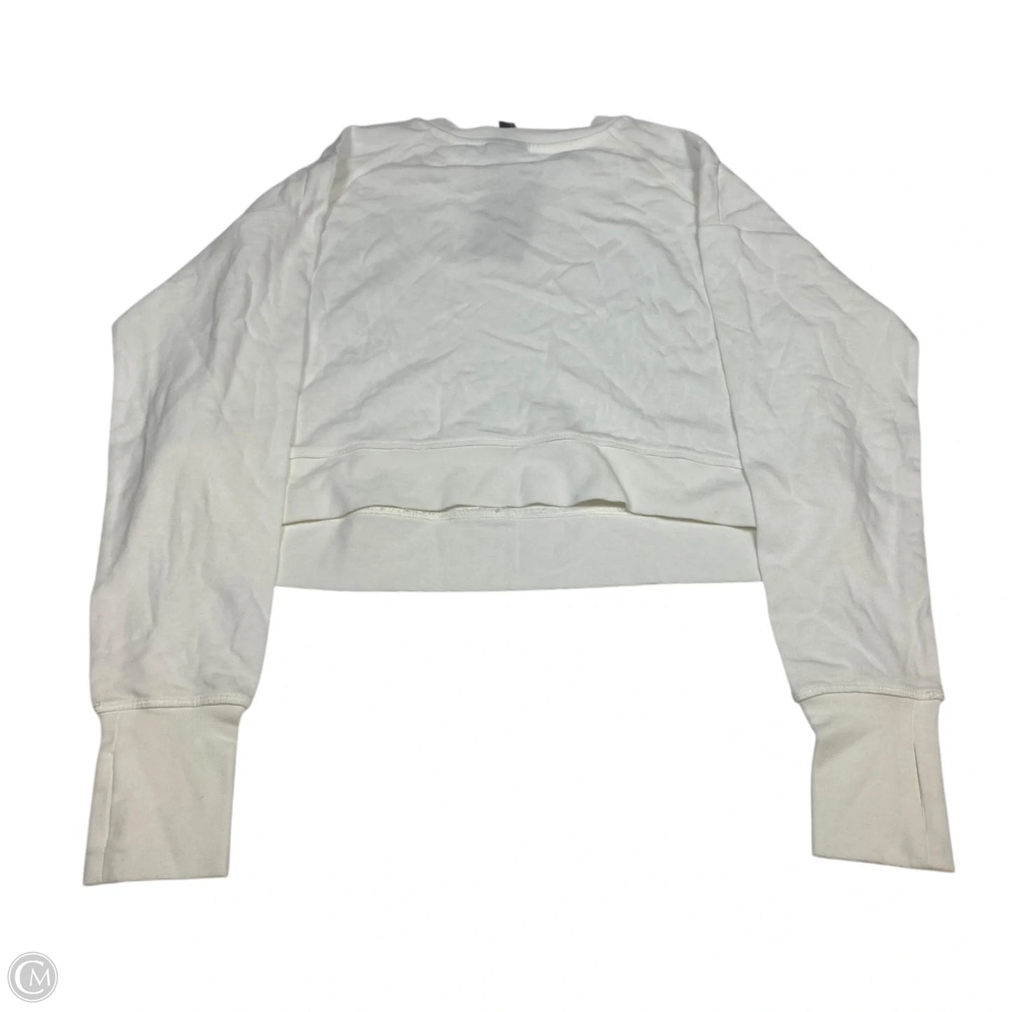 Athletic Sweatshirt Crewneck By Sweaty Betty In Cream, Size: S