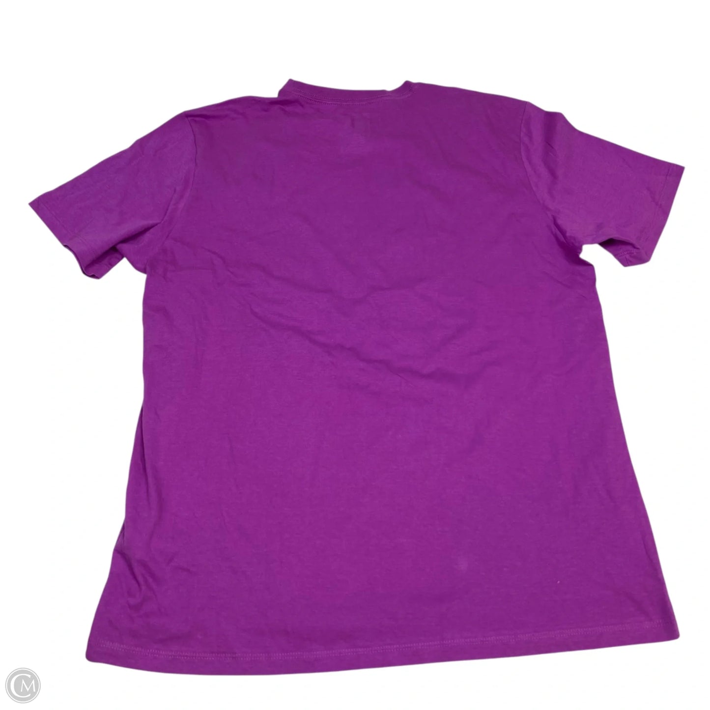Athletic Top Short Sleeve By The North Face In Purple, Size: L