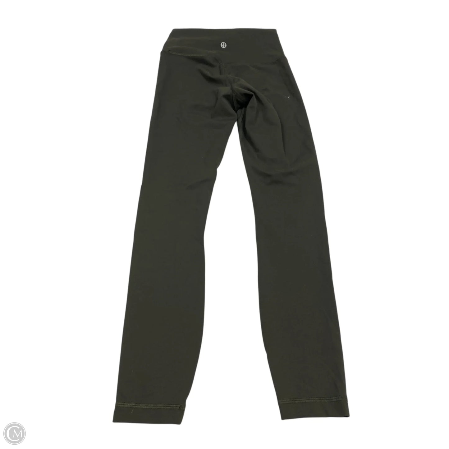 Athletic Leggings Designer By Lululemon In Green, Size: S