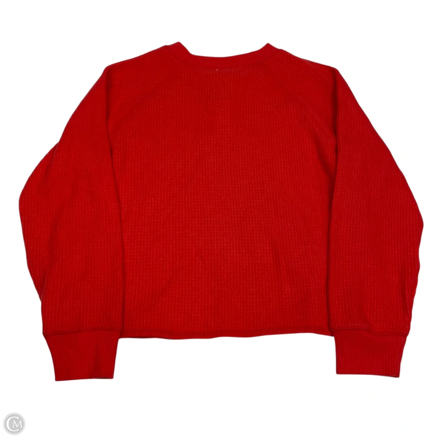 Top Long Sleeve By Old Navy In Red, Size: M