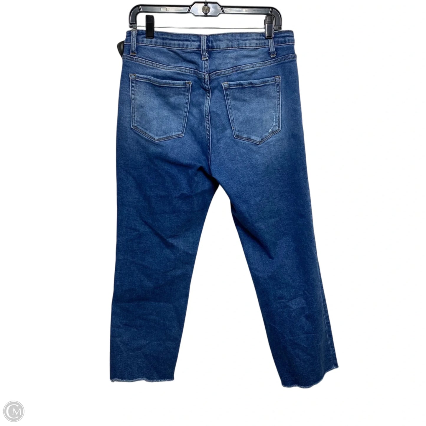 Jeans Cropped By Vervet In Blue Denim, Size: 12