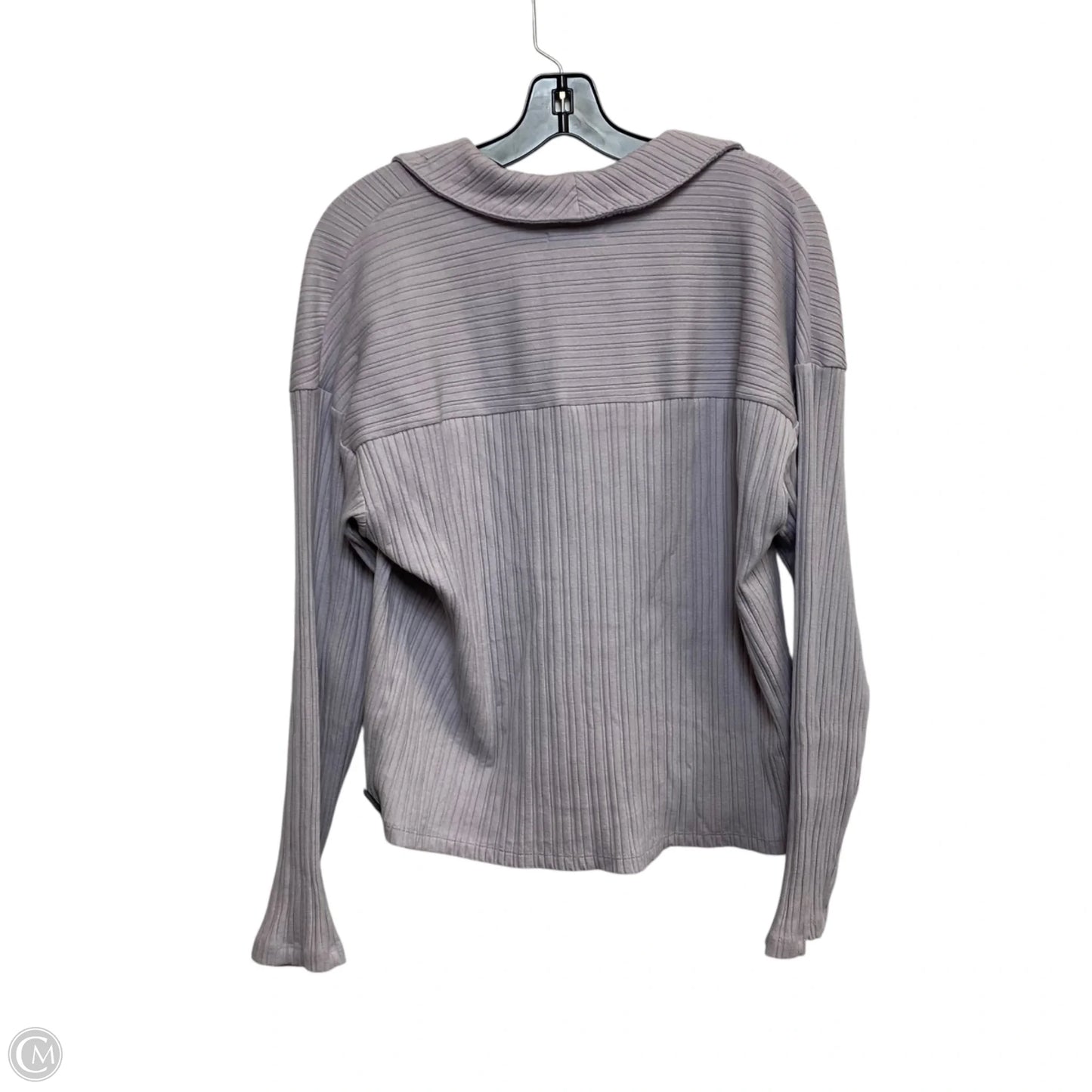 Top Long Sleeve By Madewell In Purple, Size: L