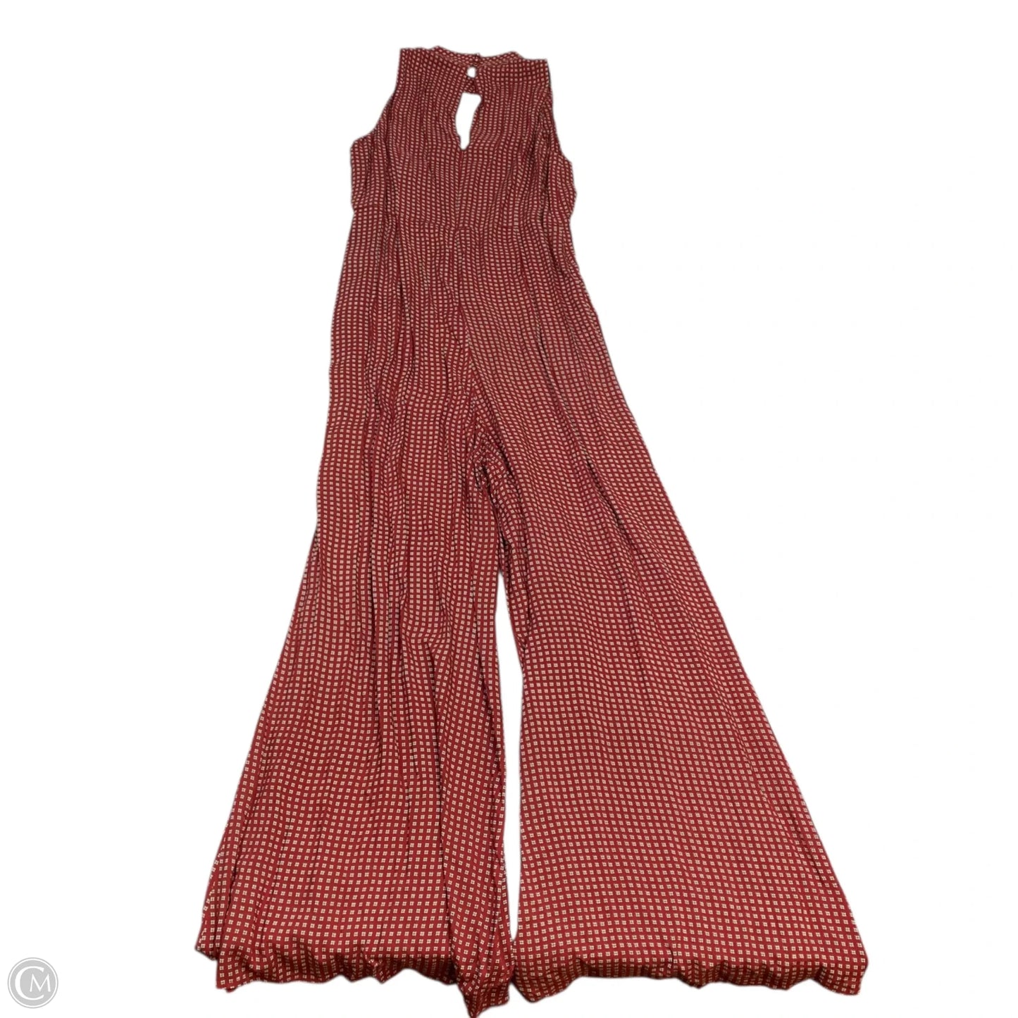 Jumpsuit By Maeve In Red & White, Size: 12