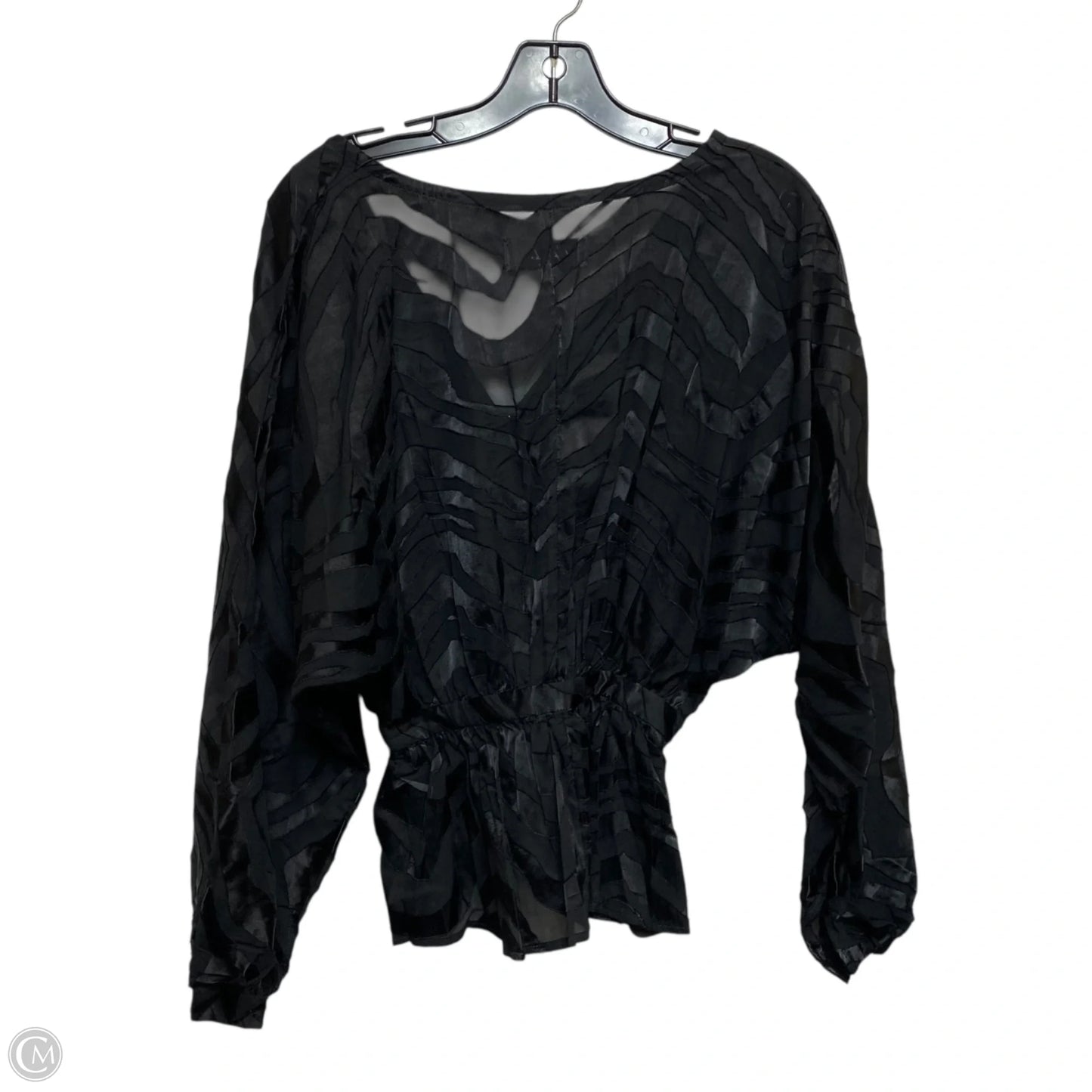 Top Long Sleeve By Lacdemie In Black, Size: S