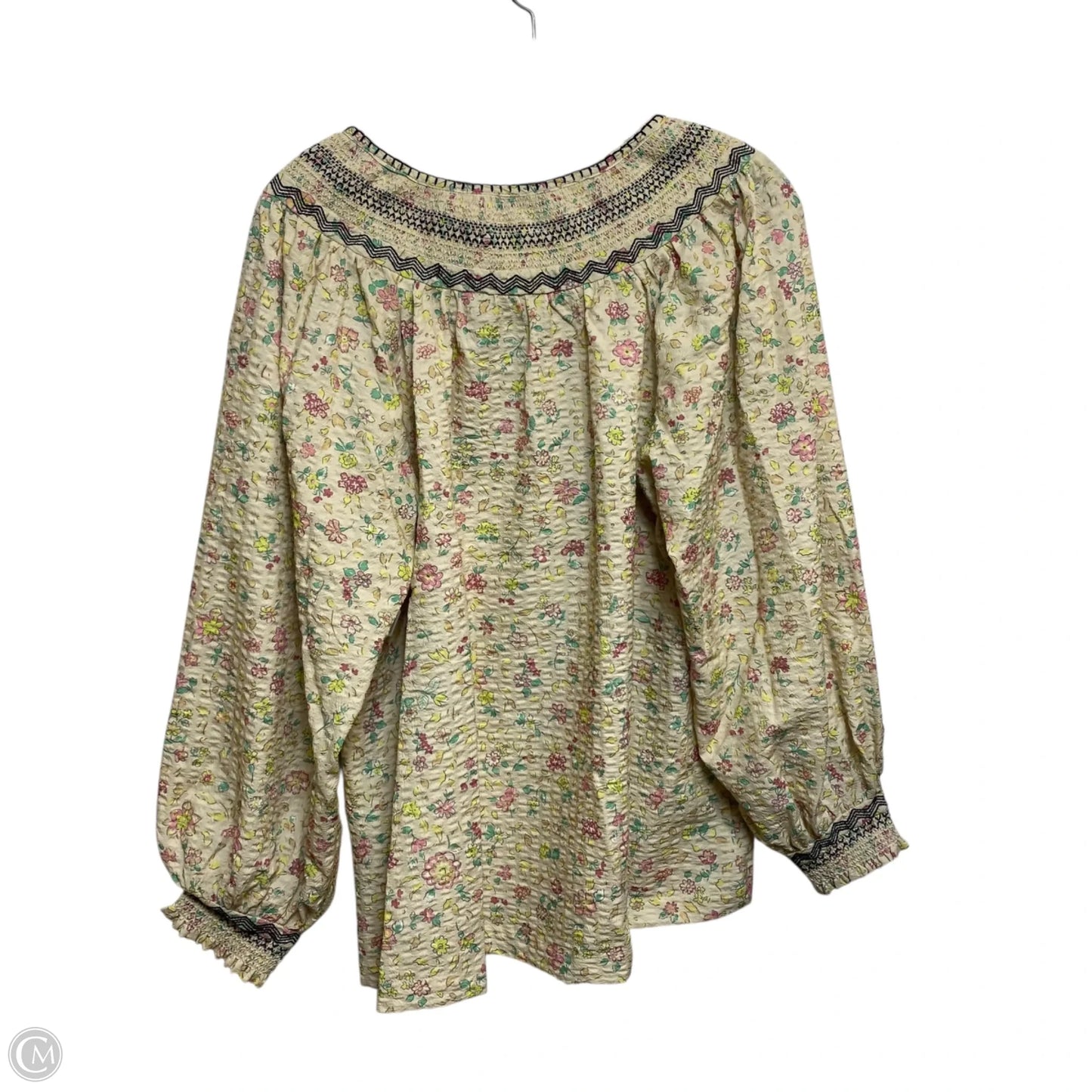 Top Long Sleeve By See And Be Seen In Yellow, Size: S