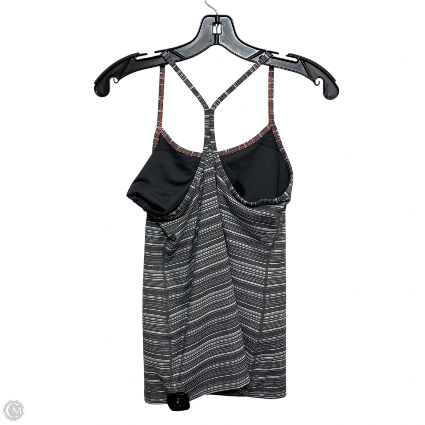 Athletic Tank Top Designer By Lululemon In Grey, Size: L