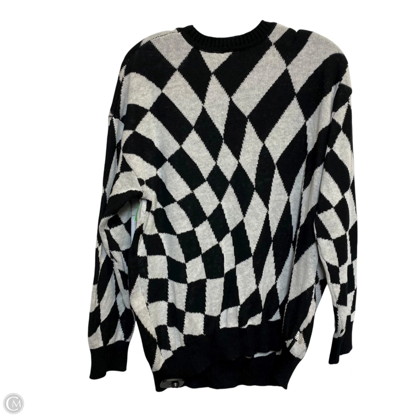 Sweater By Disney In Black & White, Size: L