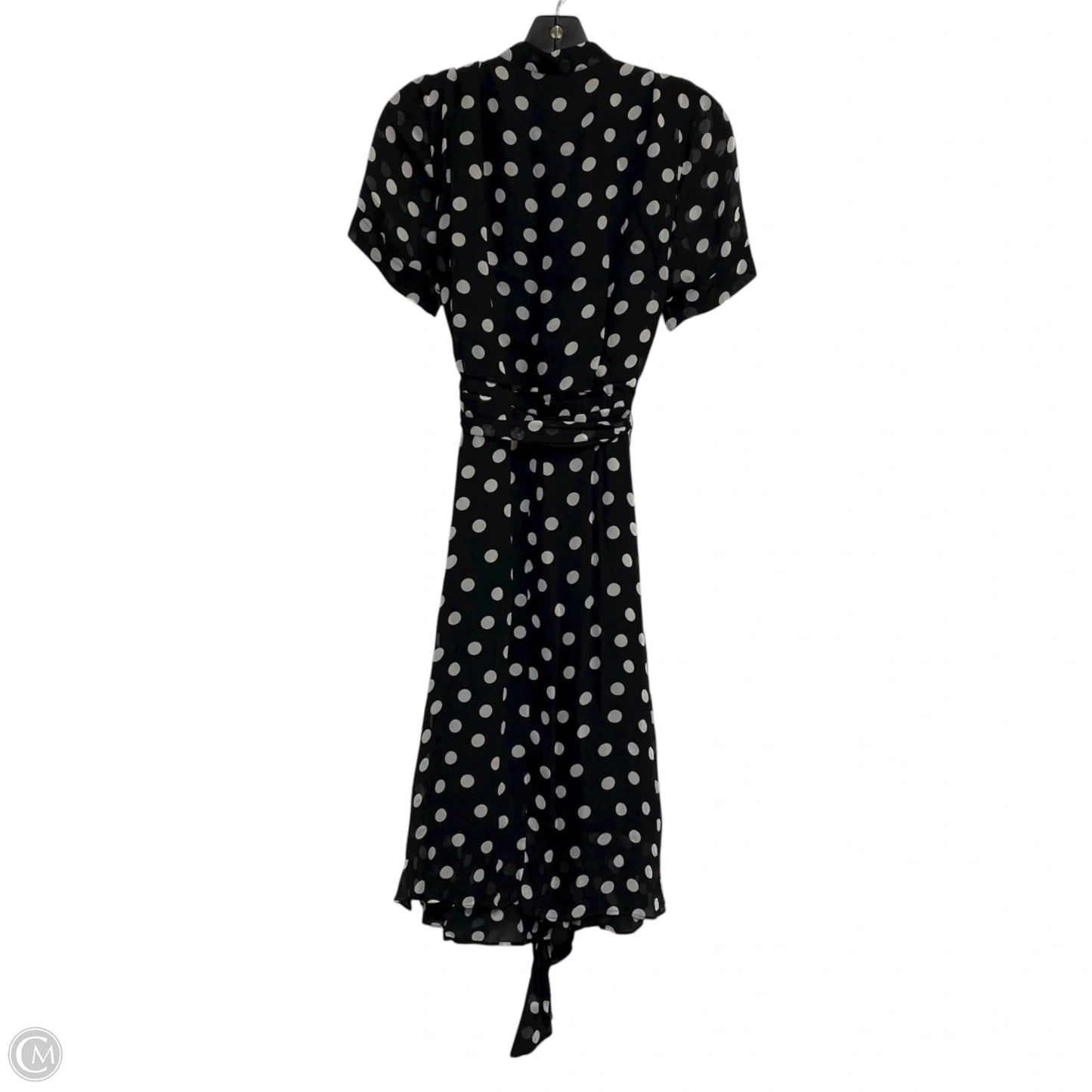 Dress Casual Midi By Societa In Black & White, Size: M