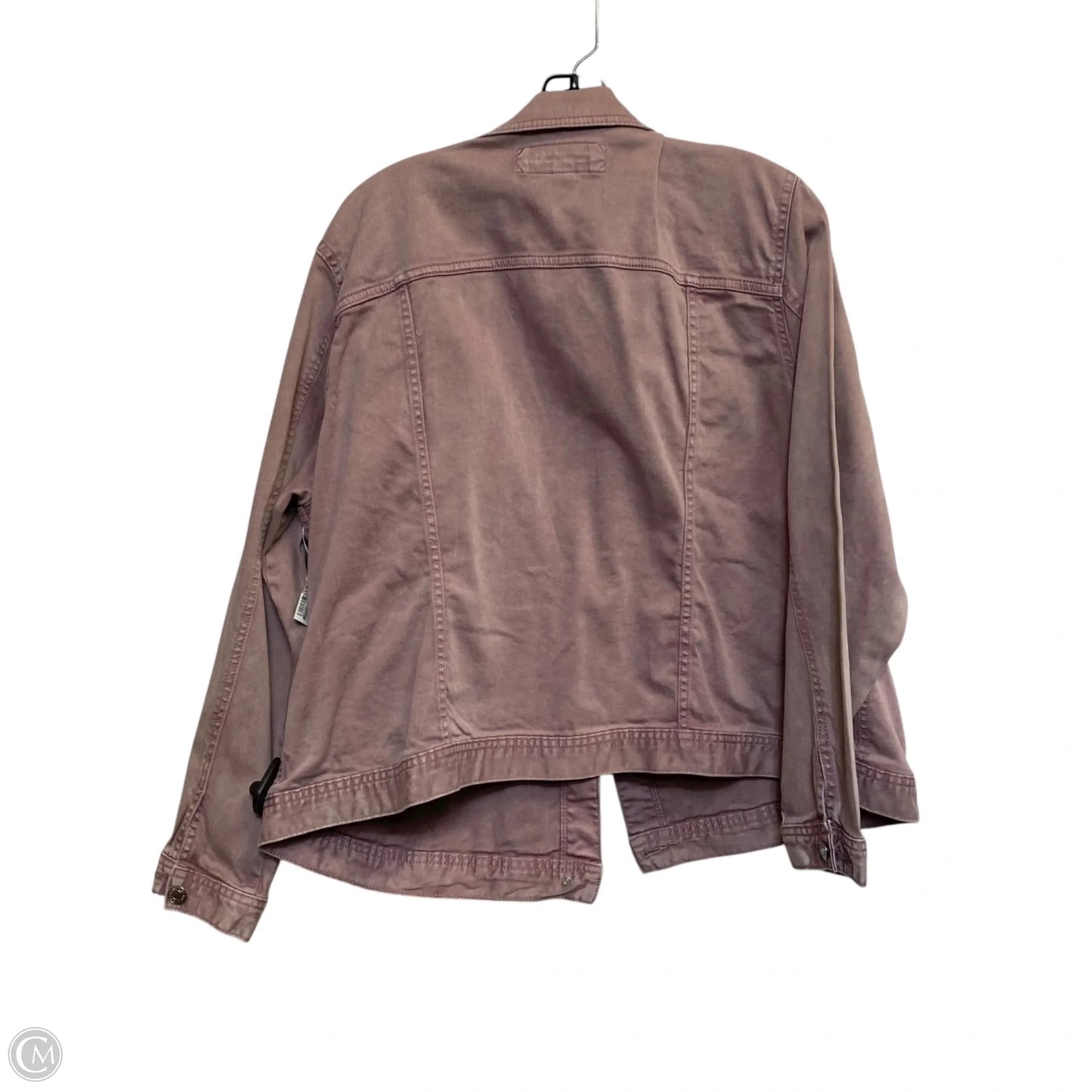 Jacket Denim By Maurices In Pink Denim, Size: 2x