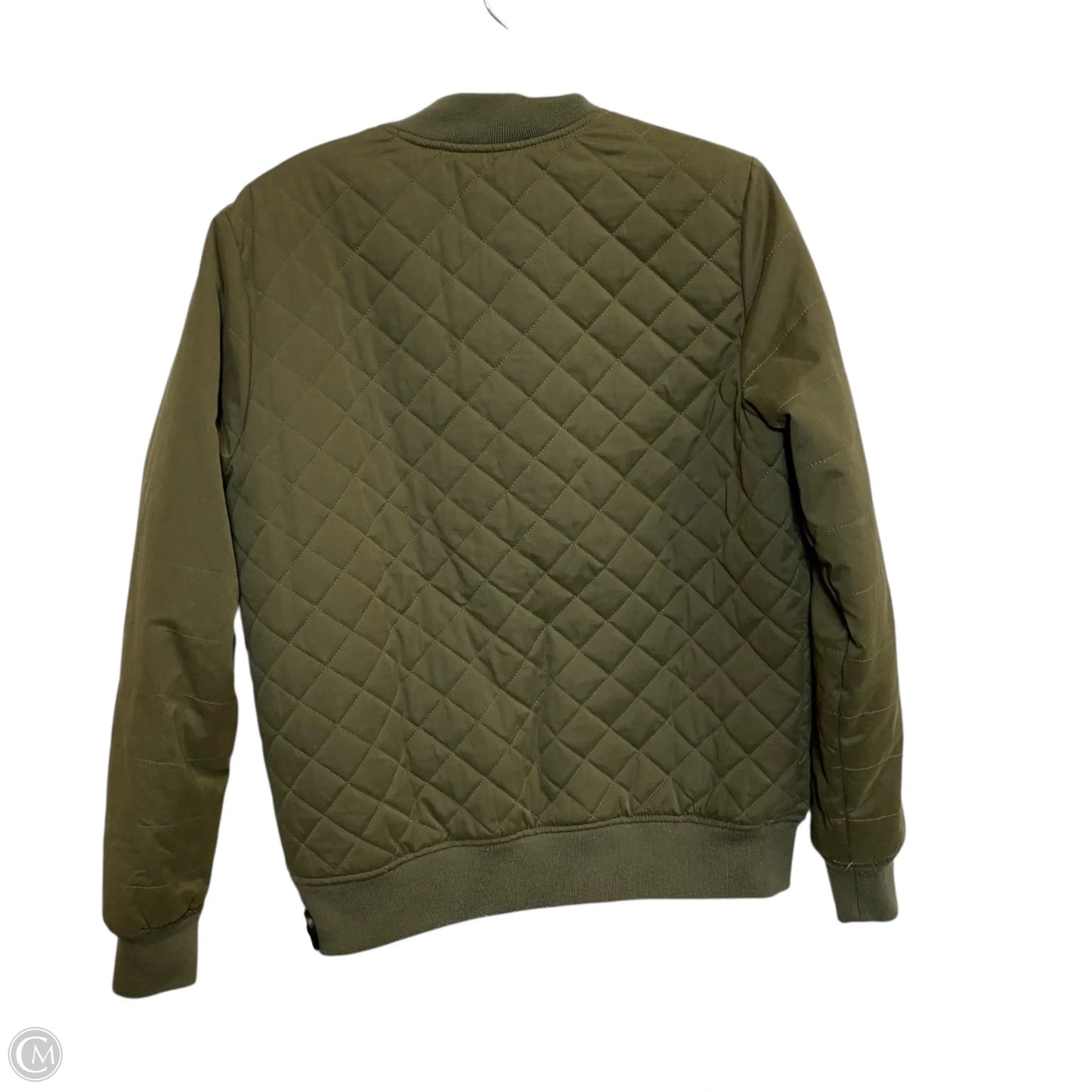 Jacket Puffer & Quilted By Thread And Supply In Green, Size: S