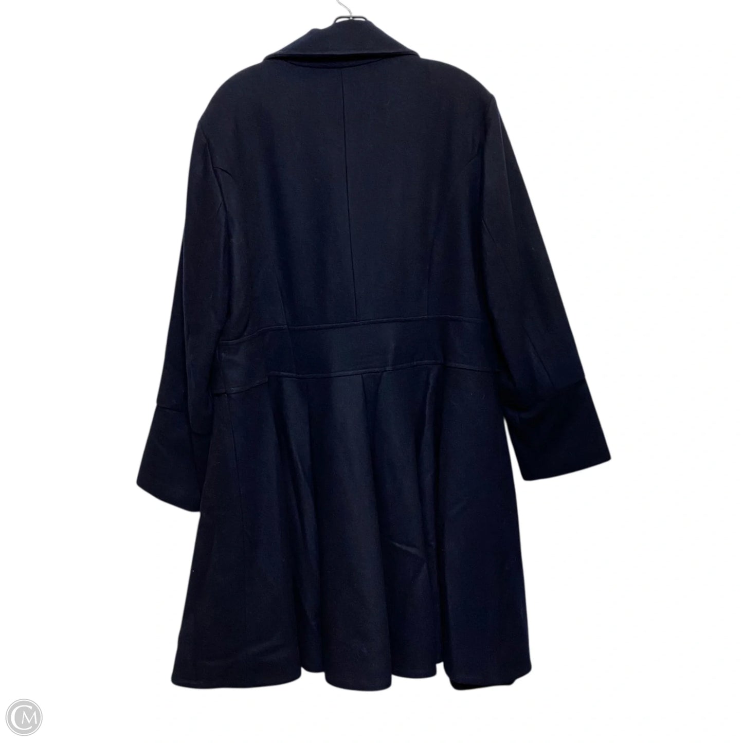 Coat Peacoat By Asos In Navy, Size: Xl