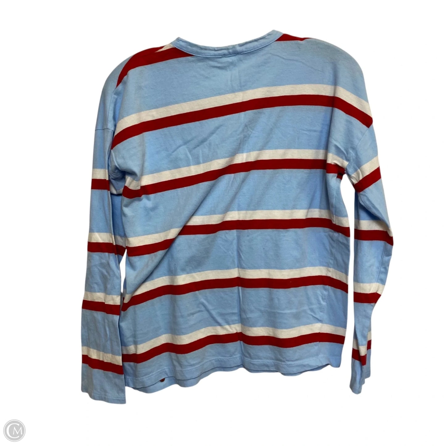 Top Long Sleeve Basic By J. Crew In Blue, Size: S