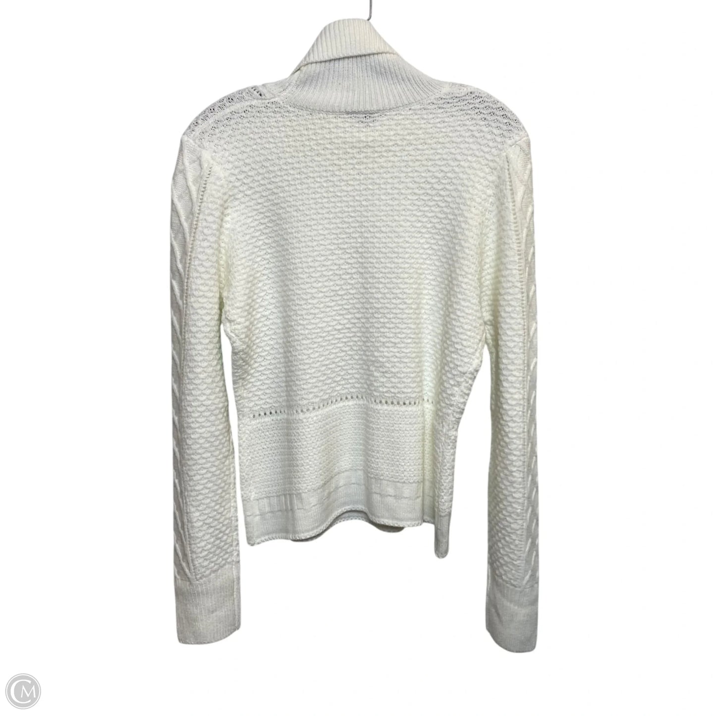 Sweater By Scoop In Cream, Size: L