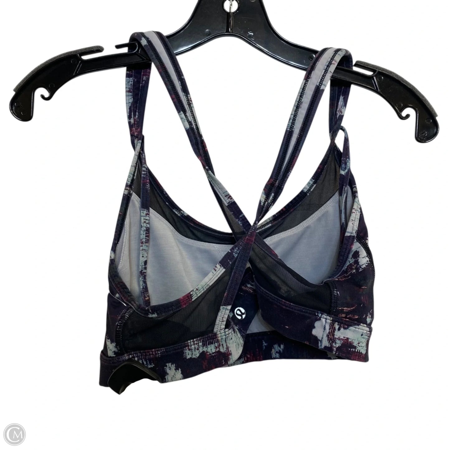 Athletic Bra By Lululemon In Blue & Purple, Size: M