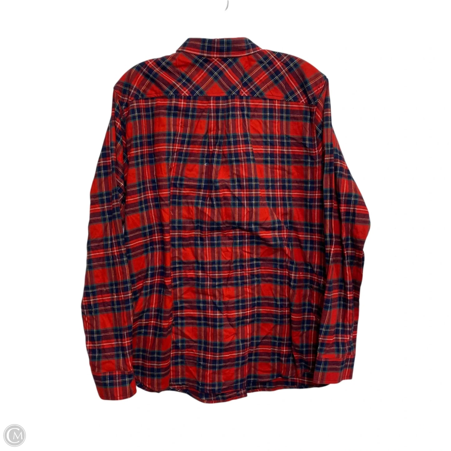 Top Long Sleeve By Clothes Mentor In Red, Size: Xxl