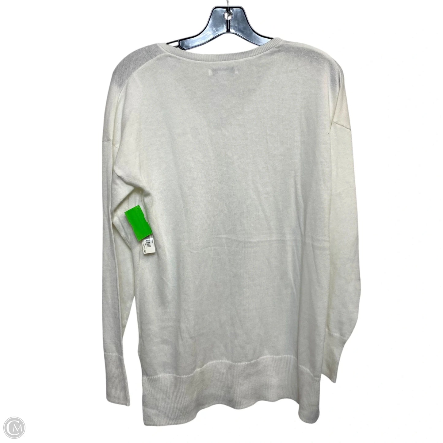 Top Long Sleeve By Amazon Essentials In White, Size: M