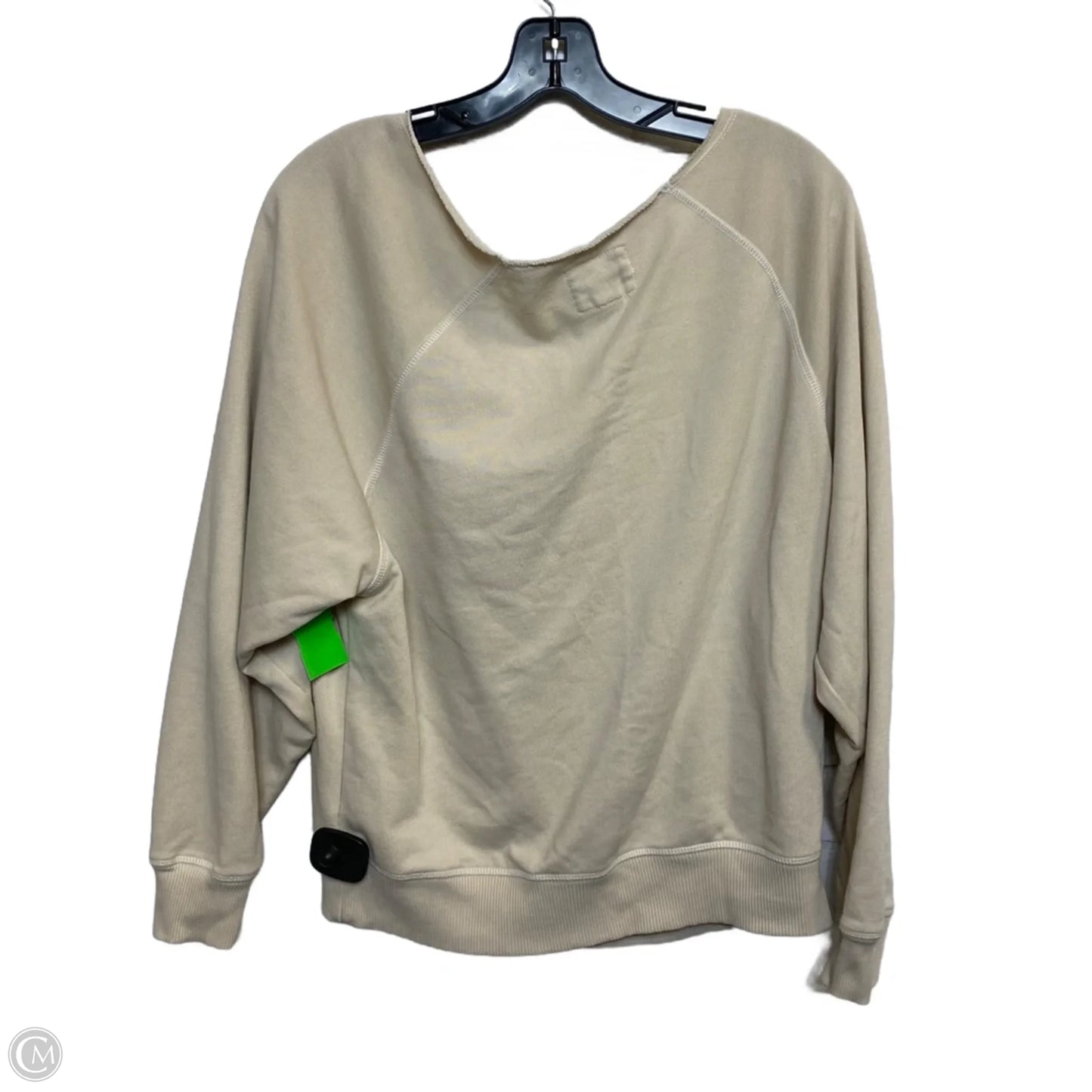Top Long Sleeve By American Eagle In Cream, Size: S