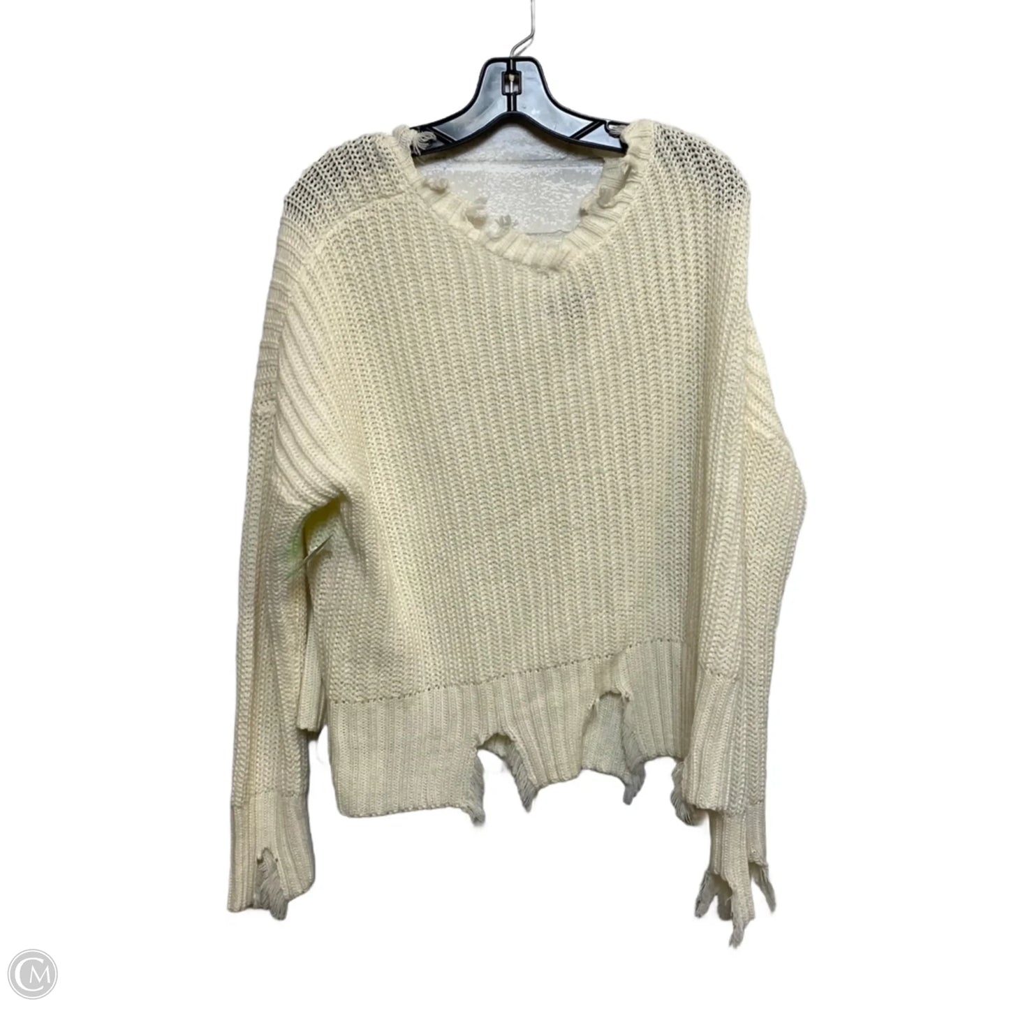 Sweater By Wonderly In Cream, Size: M