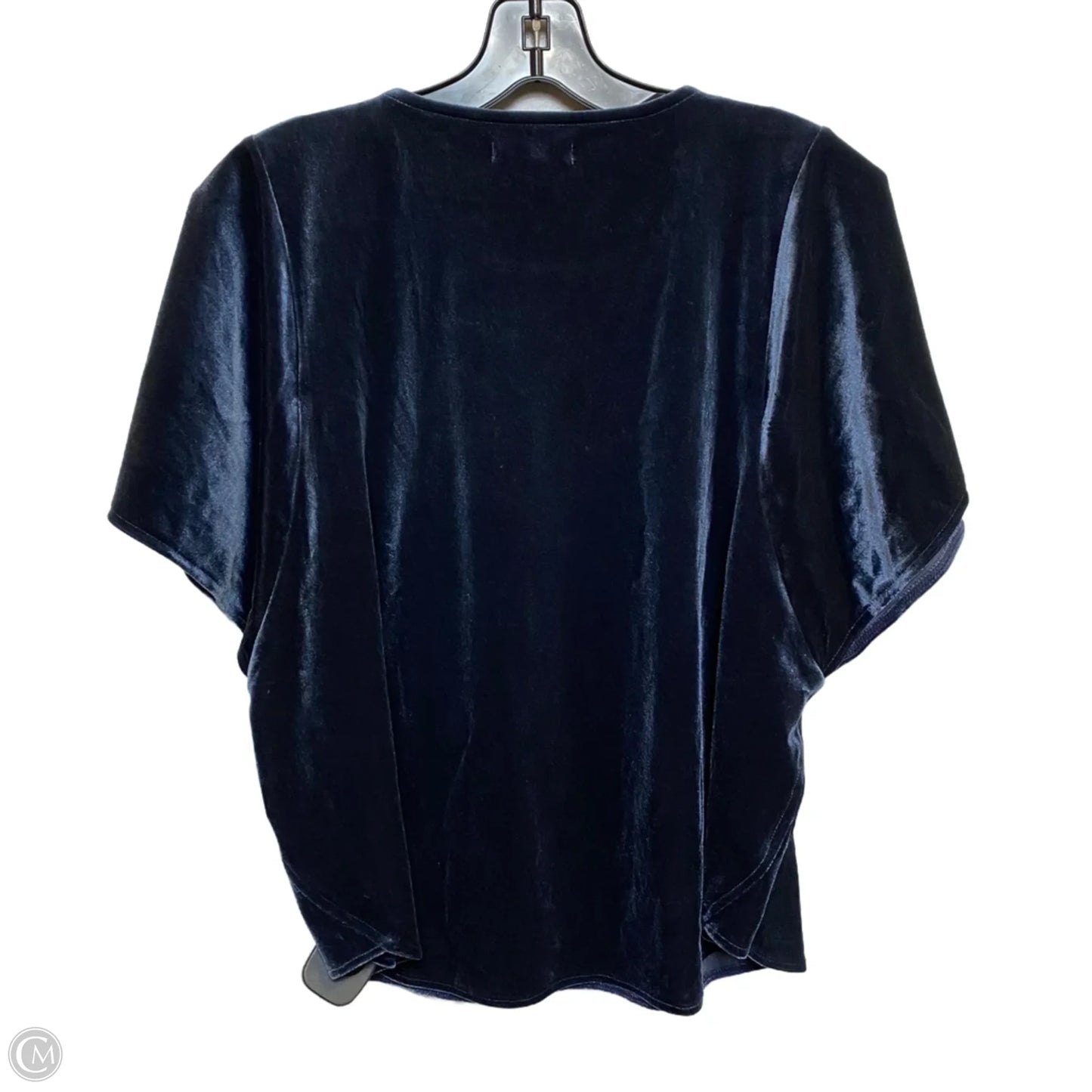 Top Short Sleeve By Madewell In Blue, Size: L