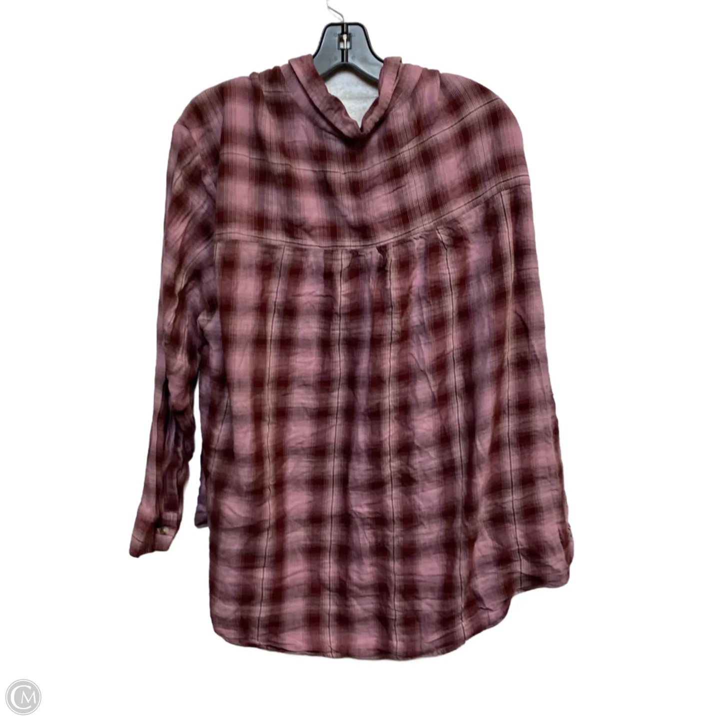 Top Long Sleeve By Wonderly In Pink & Purple, Size: 3x