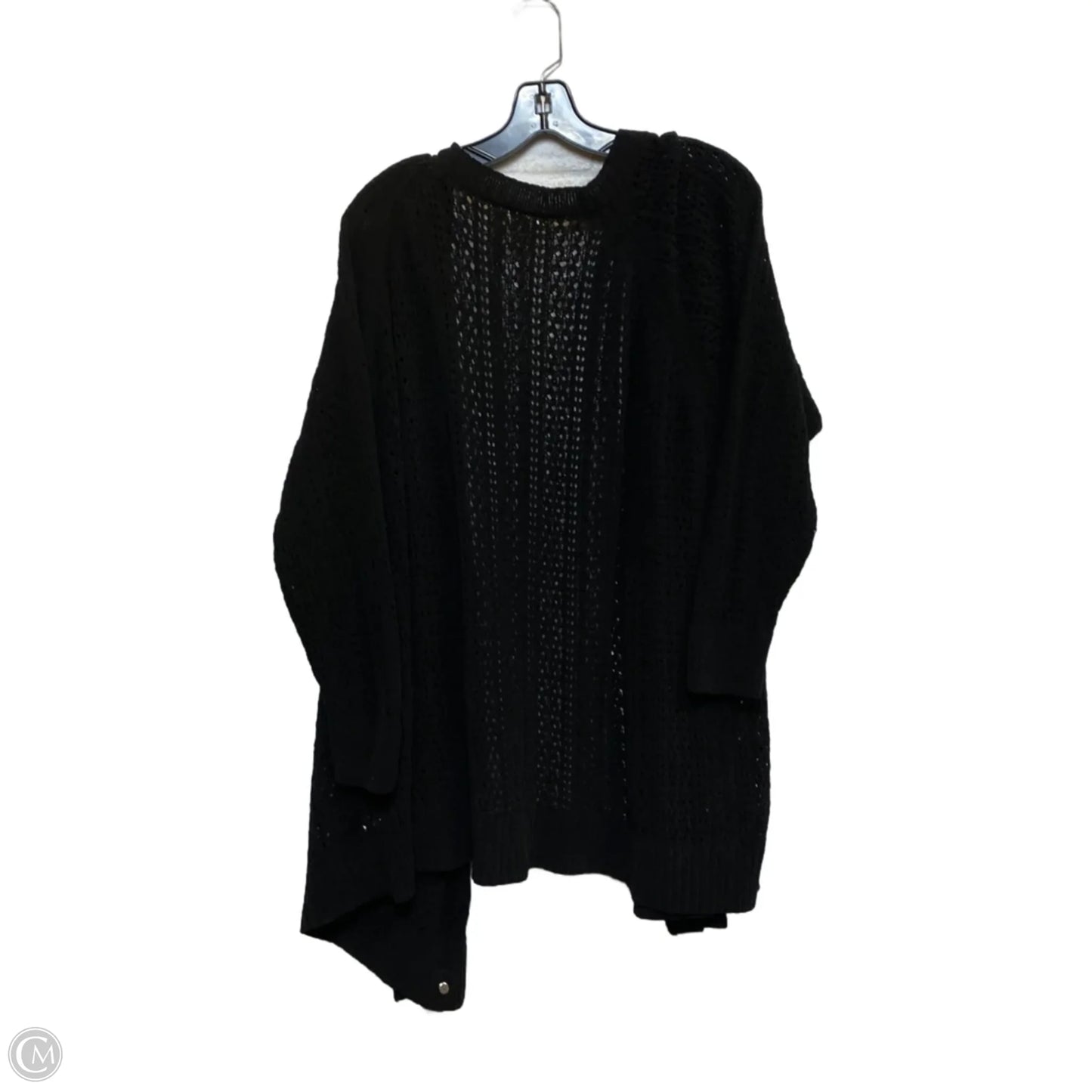 Cardigan By Terra & Sky In Black, Size: 2x