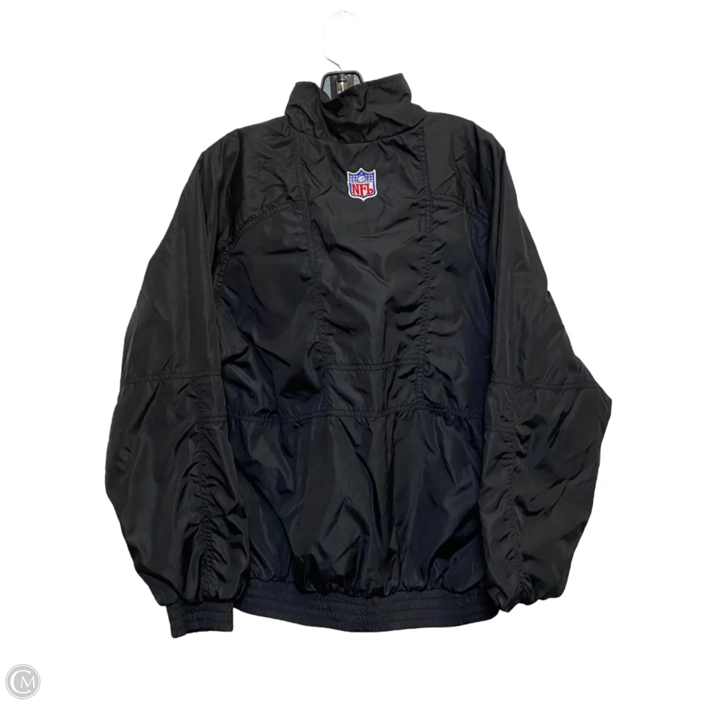 Athletic Jacket By Nike Apparel In Black, Size: L