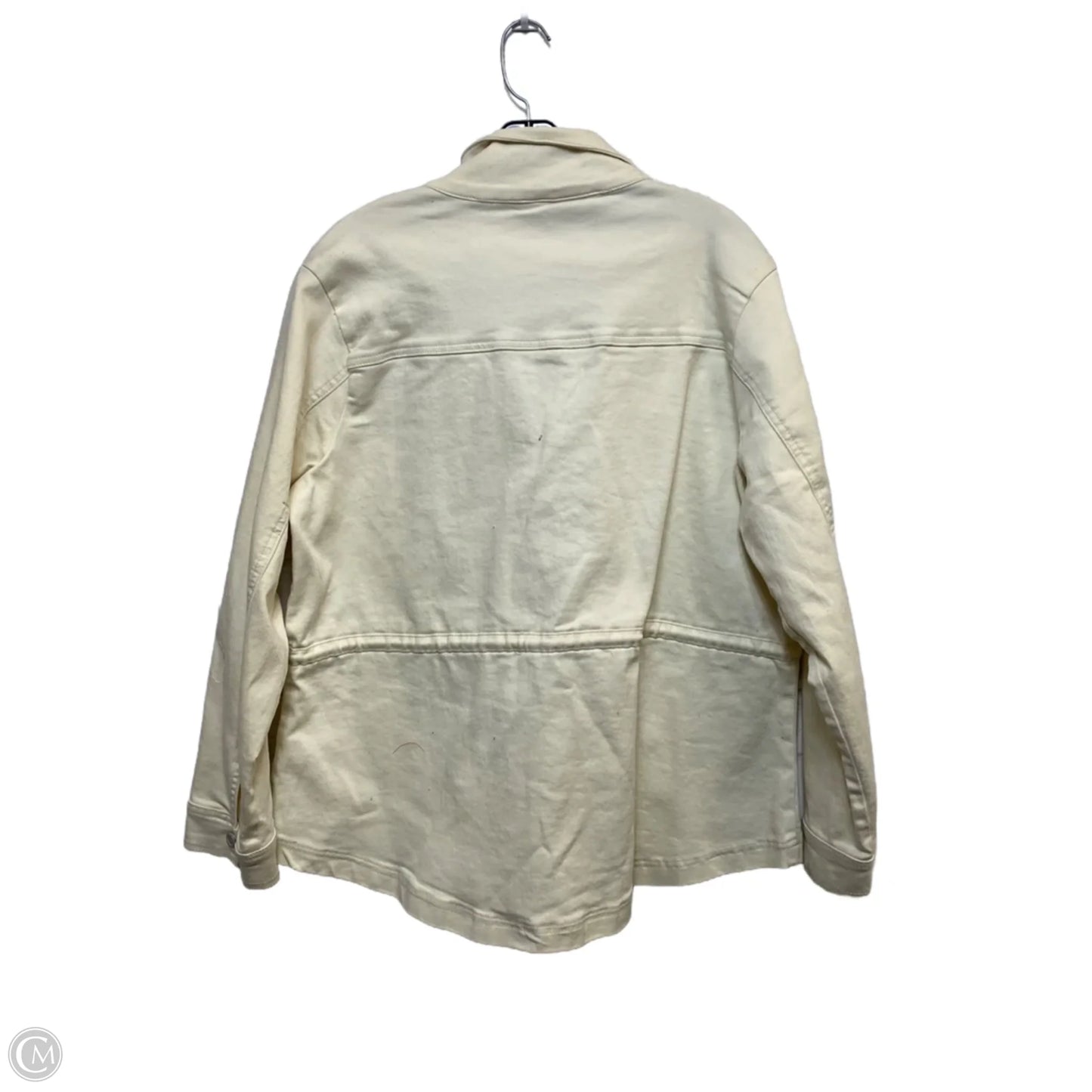 Jacket Other By Dg2 In Cream, Size: Xl