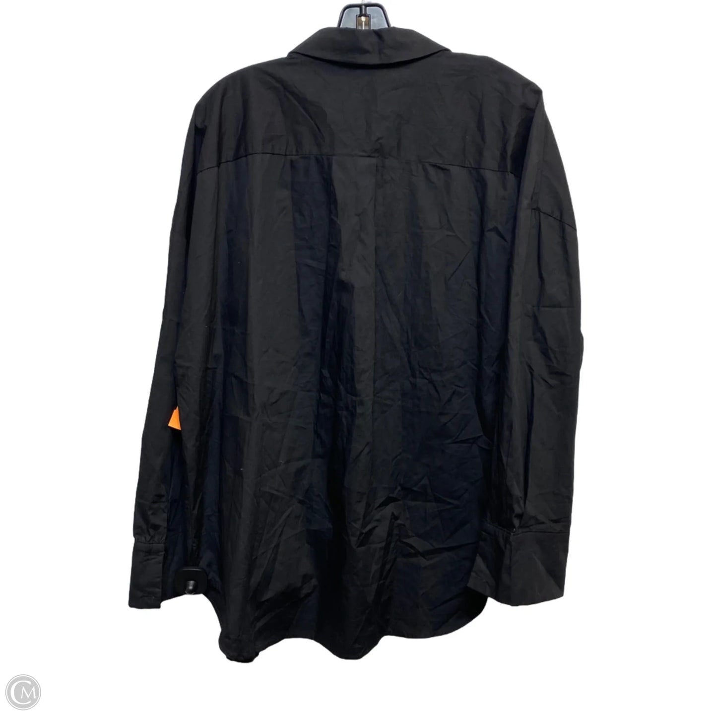 Top Long Sleeve By Versona In Black, Size: Xxl