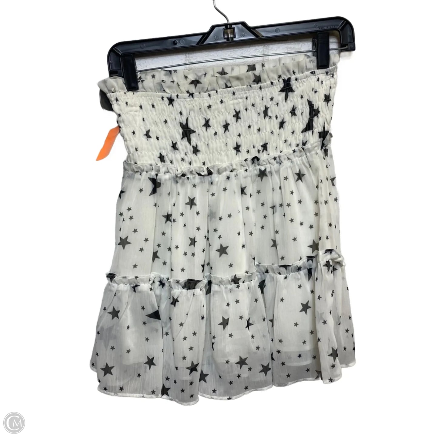 Top Sleeveless By Storia In Black & White, Size: M