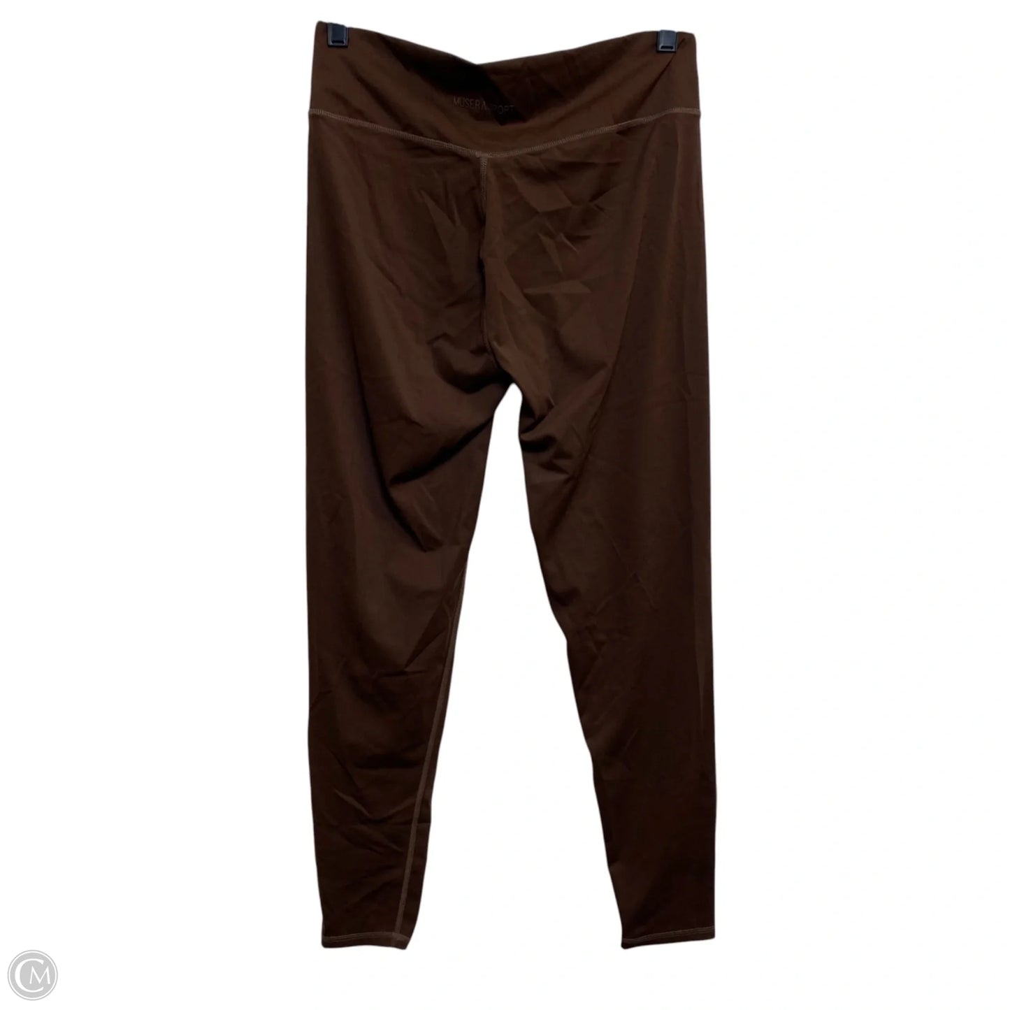 Athletic Leggings By Musera In Brown, Size: Xl