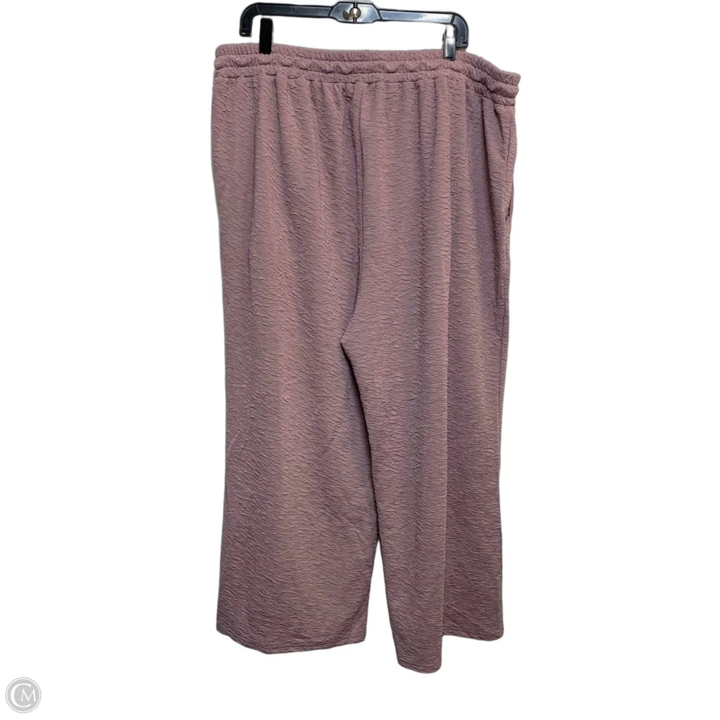 Pants Set 2pc By Double Take In Purple, Size: 3x