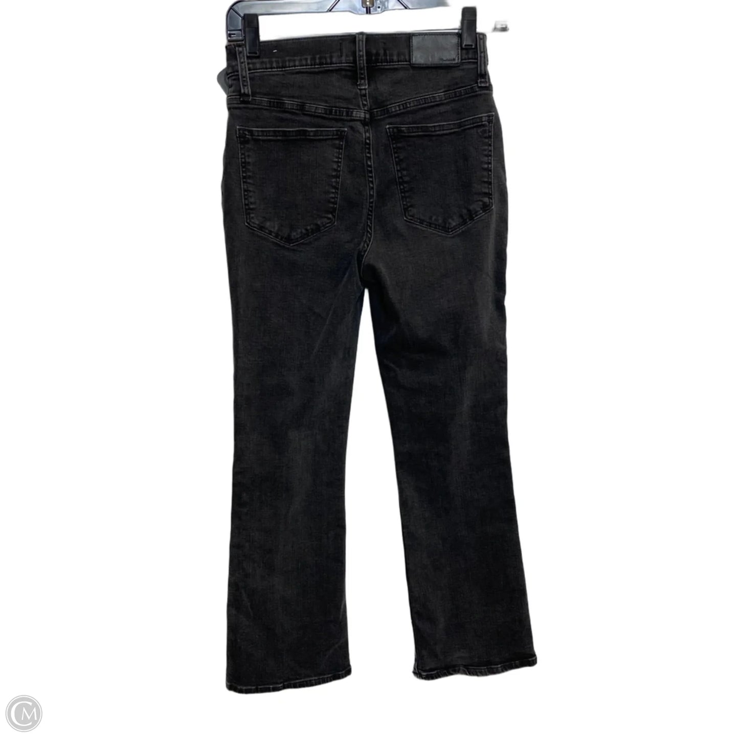 Jeans Boot Cut By Madewell In Black Denim, Size: 2