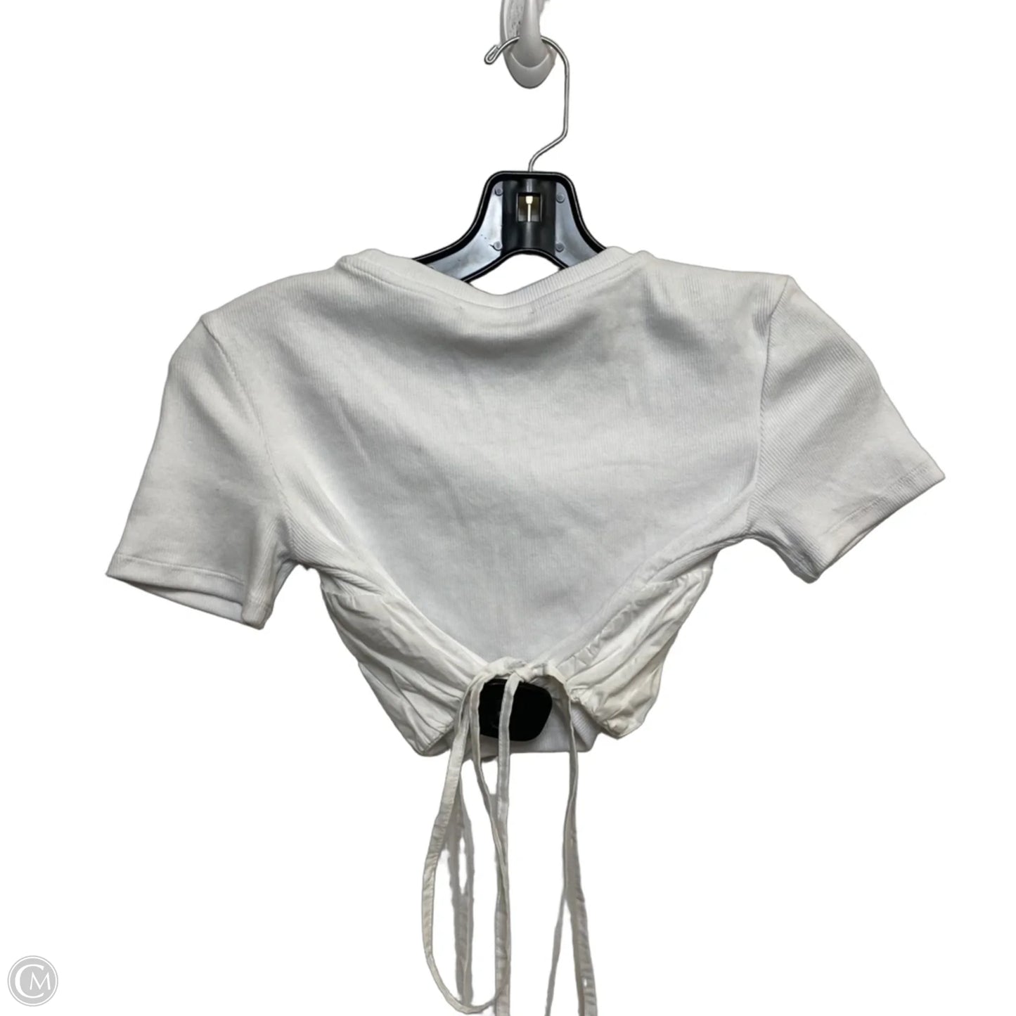 Top Short Sleeve By Zara In White, Size: S