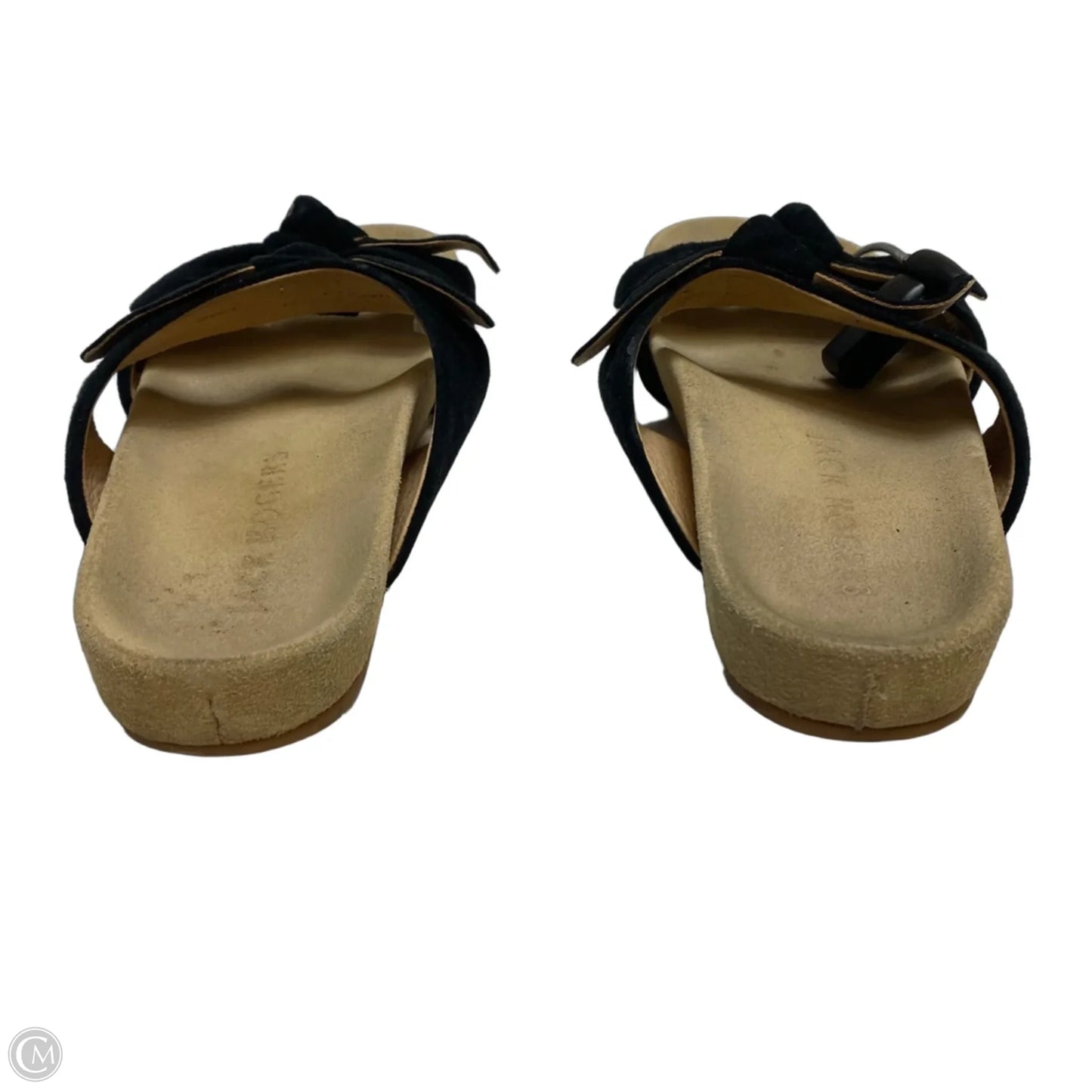 Sandals Designer By Jack Rogers In Black, Size: 7