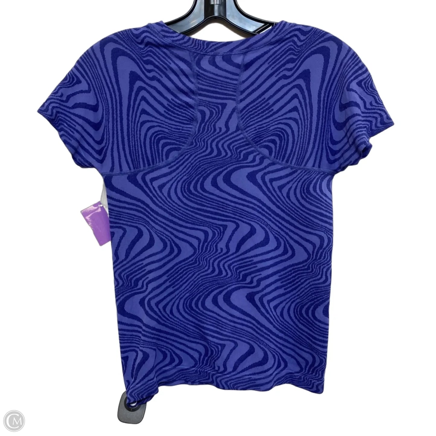 Athletic Top Short Sleeve By Athleta In Blue, Size: Xs