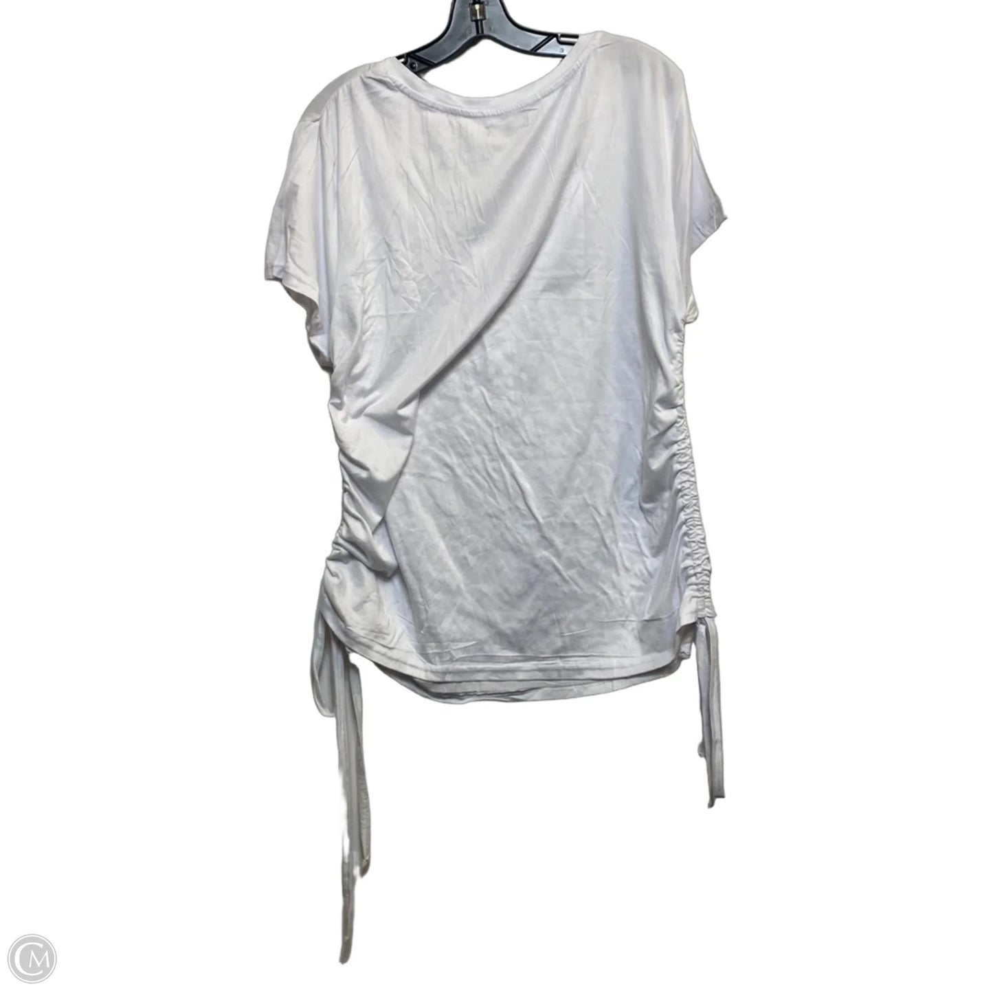 Top Short Sleeve By Splash In White, Size: 2x