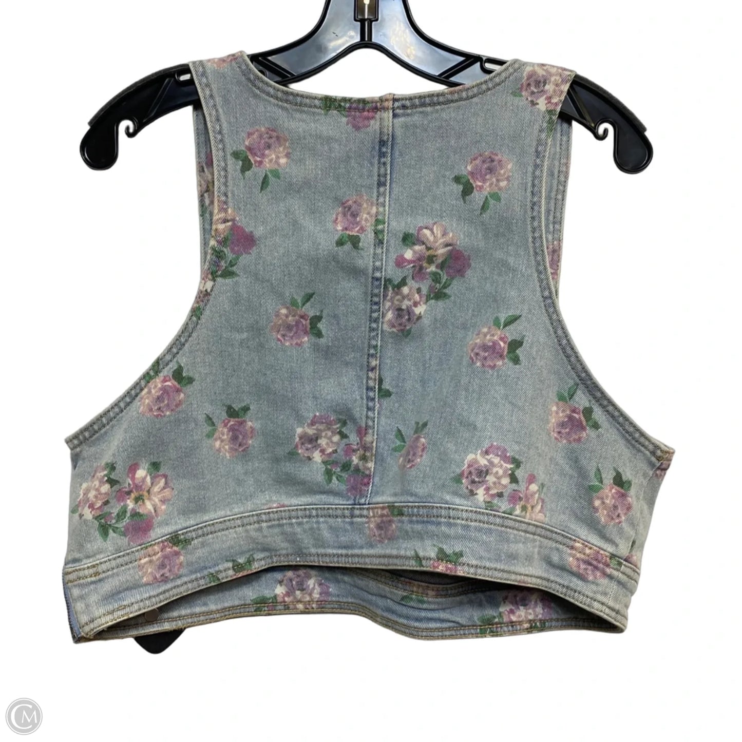Top Sleeveless By Wild Fable In Blue Denim, Size: Xl
