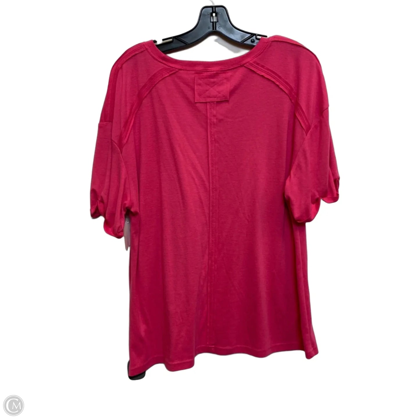 Top Short Sleeve By Clothes Mentor In Pink, Size: L