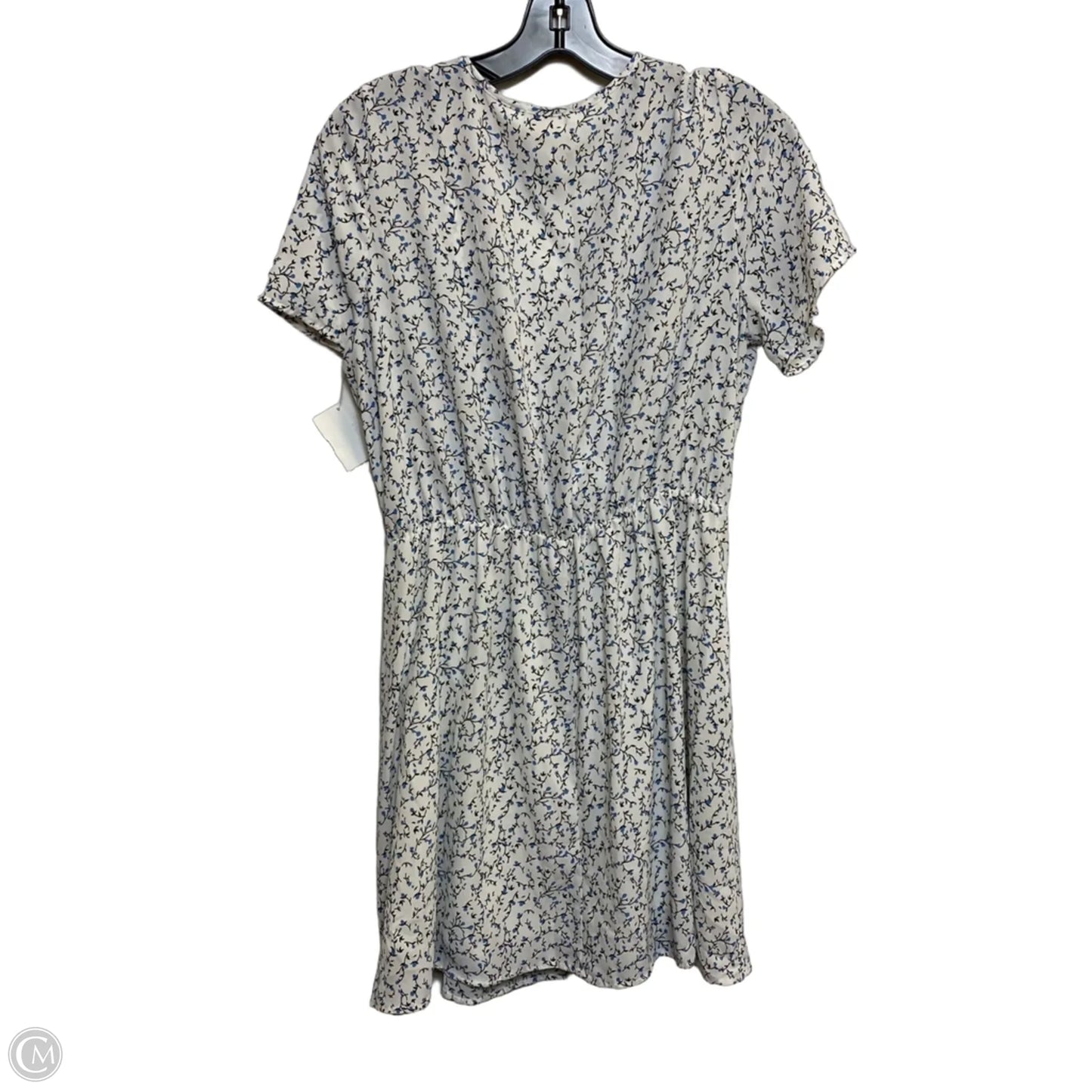 Dress Casual Short By Sienna Sky In Blue & White, Size: L