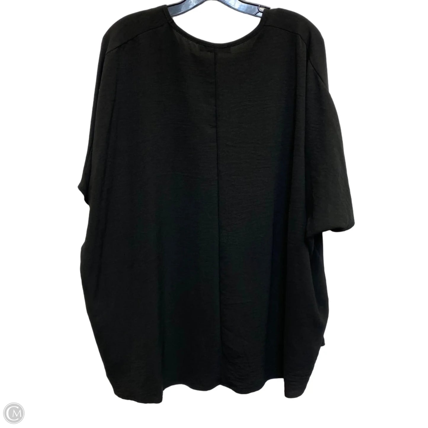 Top Short Sleeve By Freckled Poppy In Black, Size: Xl