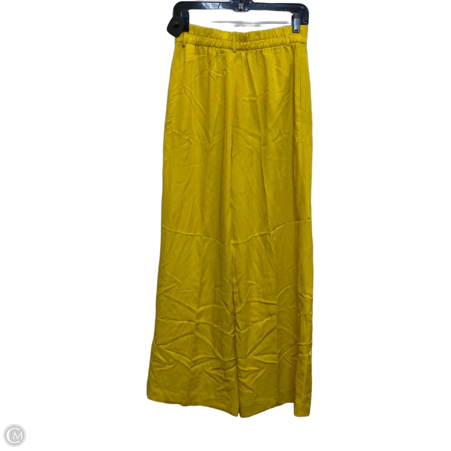 Pants Wide Leg By Zara In Yellow, Size: S