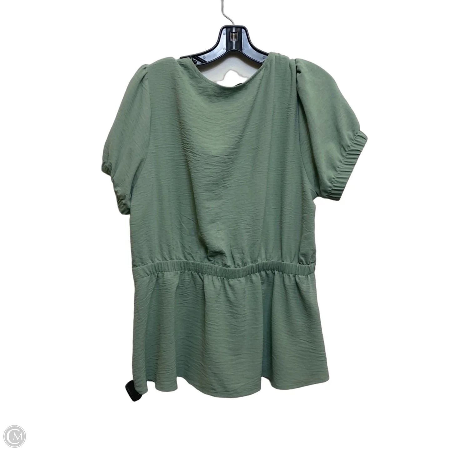 Top Short Sleeve By Gilli In Green, Size: Xl