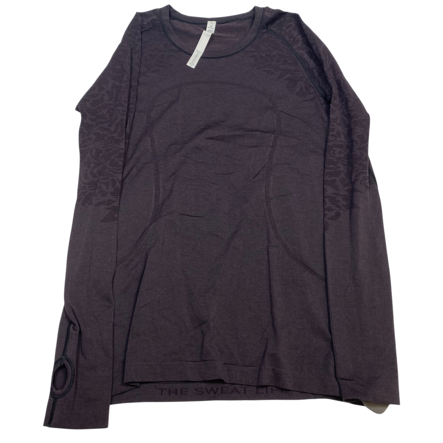 Athletic Top Long Sleeve Crewneck Designer By Lululemon Size: L